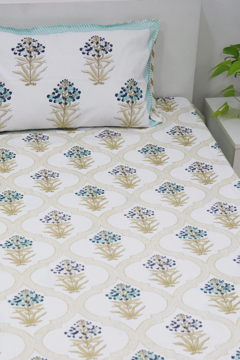 Bagicha Handblock  Bedsheets King Size