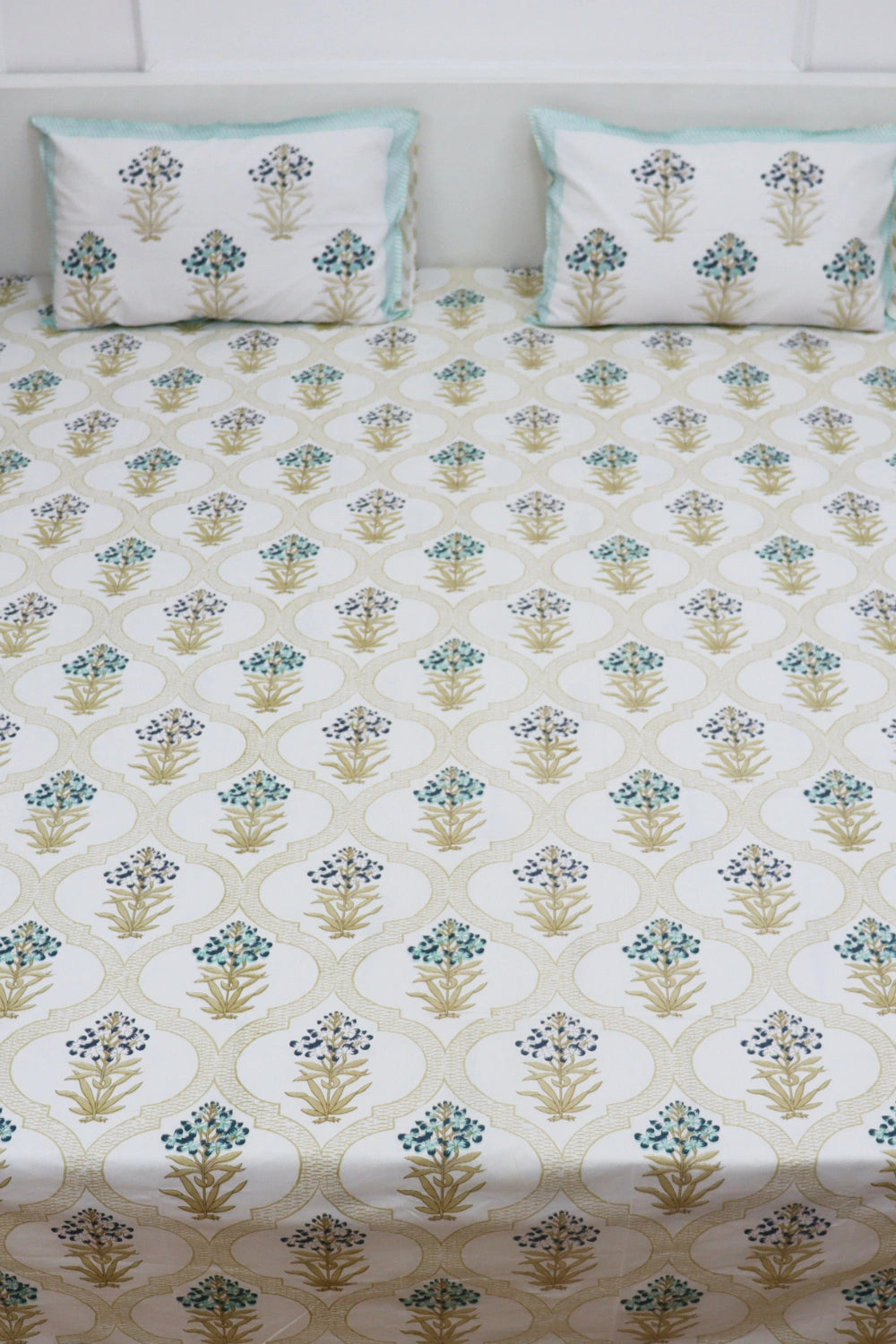 Bagicha Handblock  Bedsheets King Size