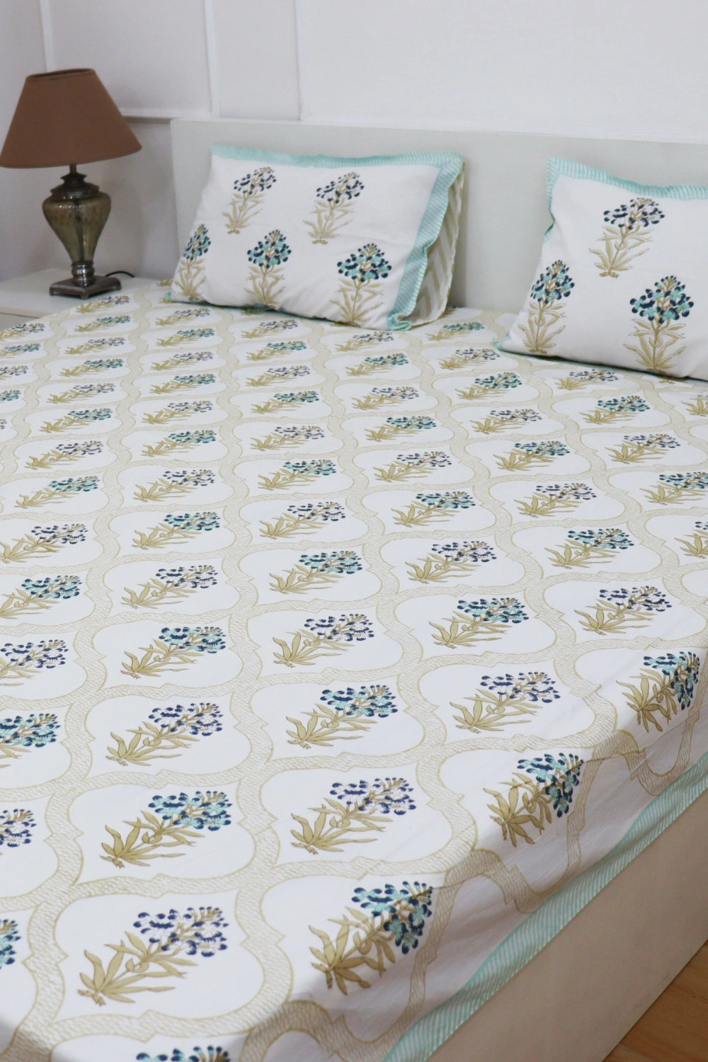 Bagicha Handblock  Bedsheets King Size