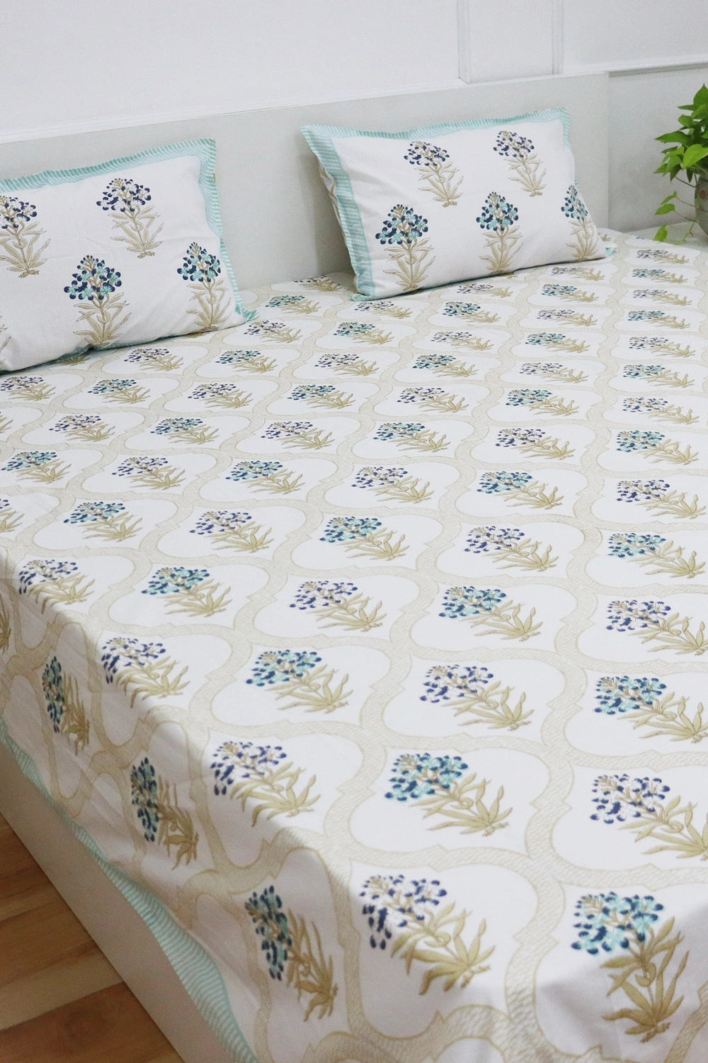 Bagicha Handblock  Bedsheets King Size