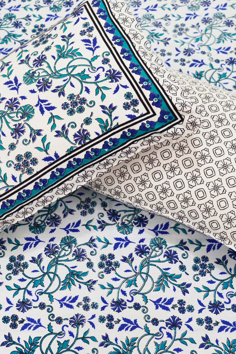 Kalamkari Cotton Bedsheet with pillow covers