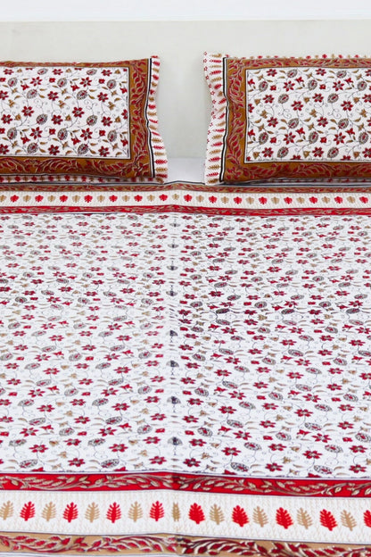 Kalamkari Cotton Bedsheets for Double Bed