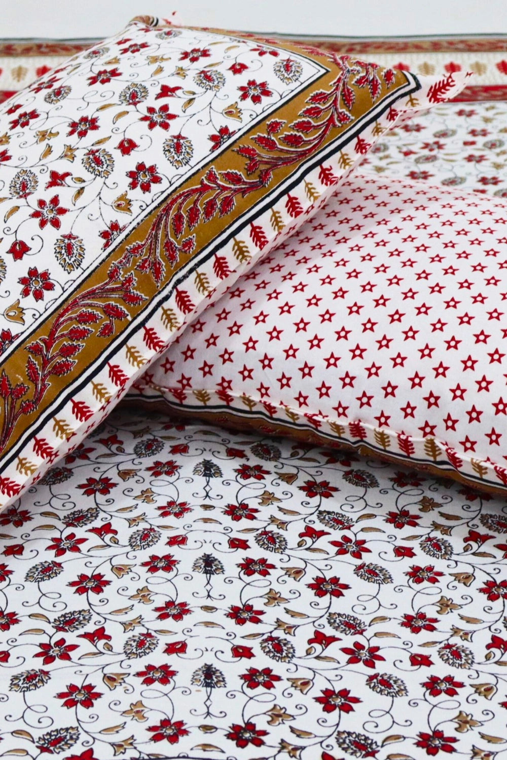 Kalamkari Cotton Bedsheets for Double Bed