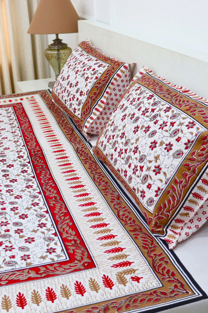 Kalamkari Cotton Bedsheets for Double Bed