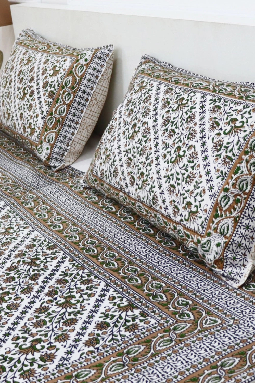 Kalamkari Bedsheets with two pillow covers