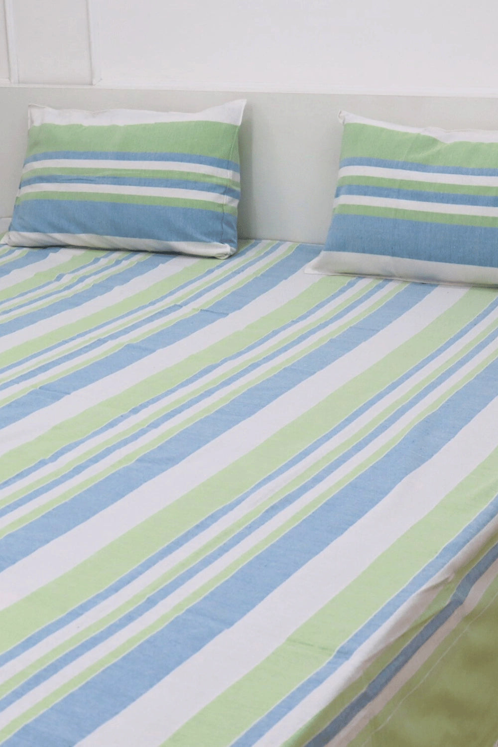 Handloom Cotton king size Bedsheets