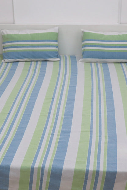 Handloom Cotton king size Bedsheets