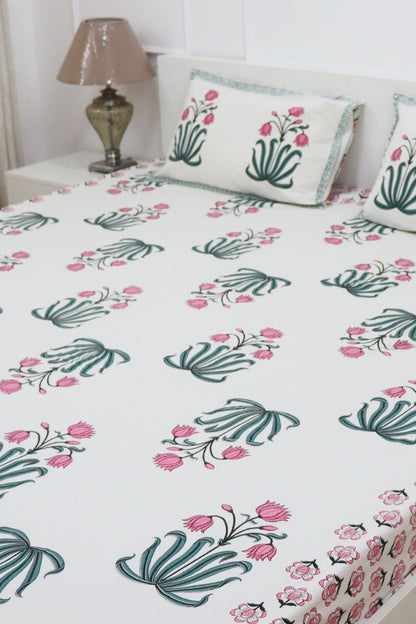 Holytulip Handprinted Cotton Bedsheets