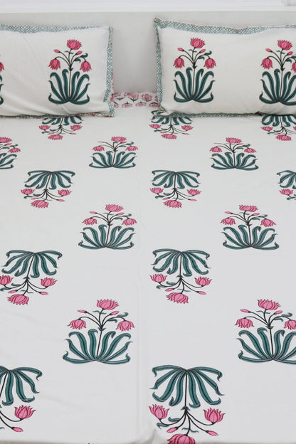 Holytulip Handprinted Cotton Bedsheets