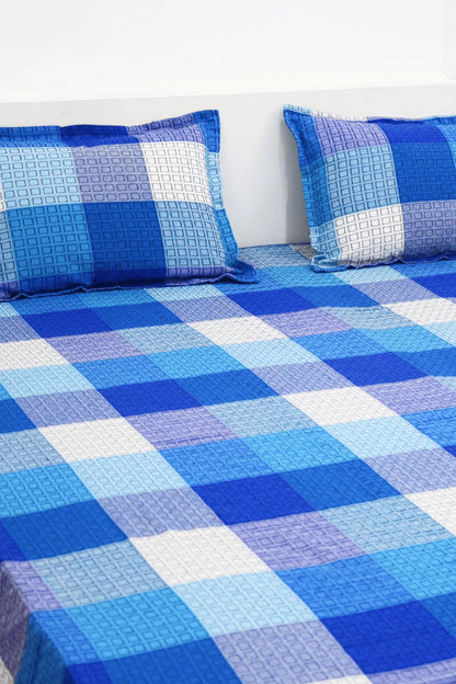 Premium Handloom Cotton Bedsheet / Bedcover Set