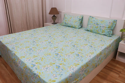 Utsav Bedsheet with Two Reversible Pillow Covers