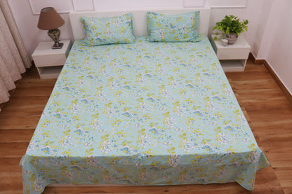 Utsav Bedsheet with Two Reversible Pillow Covers