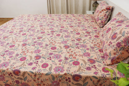 Utsav Bedsheet With Two Reversible Pillow Covers