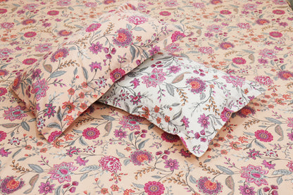 Utsav Bedsheet With Two Reversible Pillow Covers